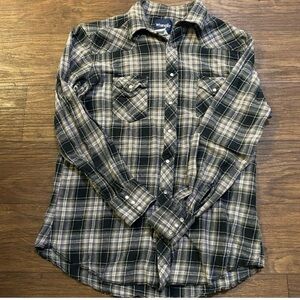 Wrangler flannel Plaid‎ Shirt